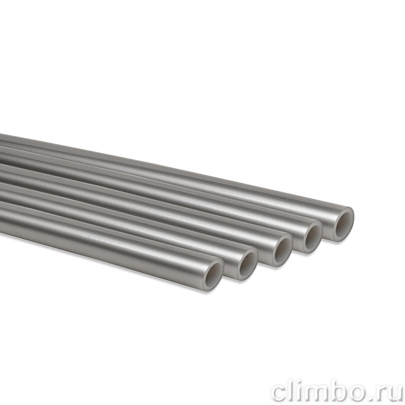 Труба ROMMER PEX из сшитого полиэтилена с кислородным слоем, серая, 20х2,8 (бухта 100 метров) — фото, детали конструкции