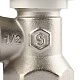 STOUT SVRs Клапан ручной терморегулирующий с неподъемным шпинделем, угловой 1/2" — фото товара
