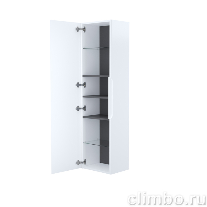 Пенал подвесной, 40 см, белый, Клауд Икс (Cloud X), IDDIS, CLX40W0i97 — фото, детали конструкции