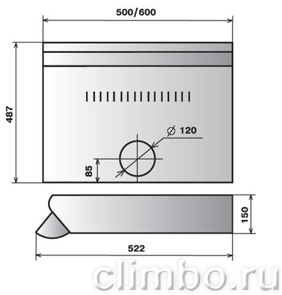 Кухонная вытяжка Elikor Davoline 60П-290-П3Л Copper — фото товара