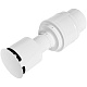 STOUT SCR-8610-800001 STOUT Оголовок вертикальный с ветрозащитой конденсац. коакс. D60(п)/100(п) БЕЛЫЙ узкий — фото, детали конструкции