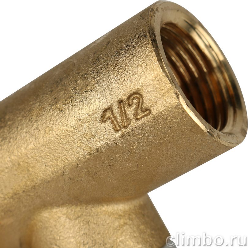 STOUT Тройник настенный с креплением 1/2"х20 для металлопластиковых труб прессовой (SFP-0015-001220) — фото товара