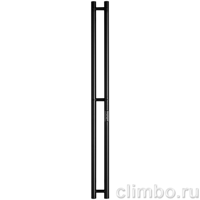 Полотенцесушитель STOUT электрический ROCK round 120*08 Черный матовый 2 опоры — фото, детали конструкции