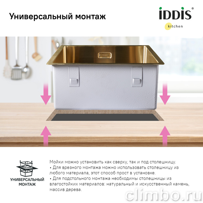 EDI44B0i77 Мойка для кухни Edifice — фото товара