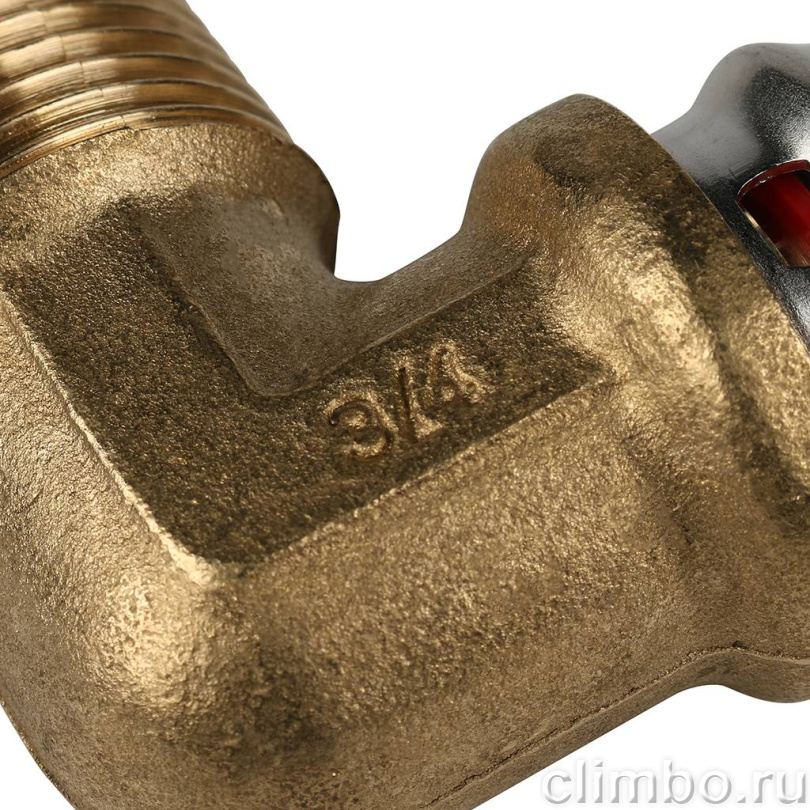 STOUT Угольник-переходник с наружной резьбой 3/4"х20 для металлопластиковых труб прессовой — фото товара