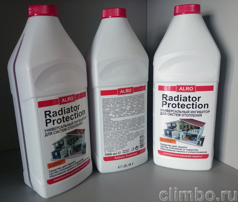 Универсальный ингибитор для систем отопления "Radiator Protection" — фото товара