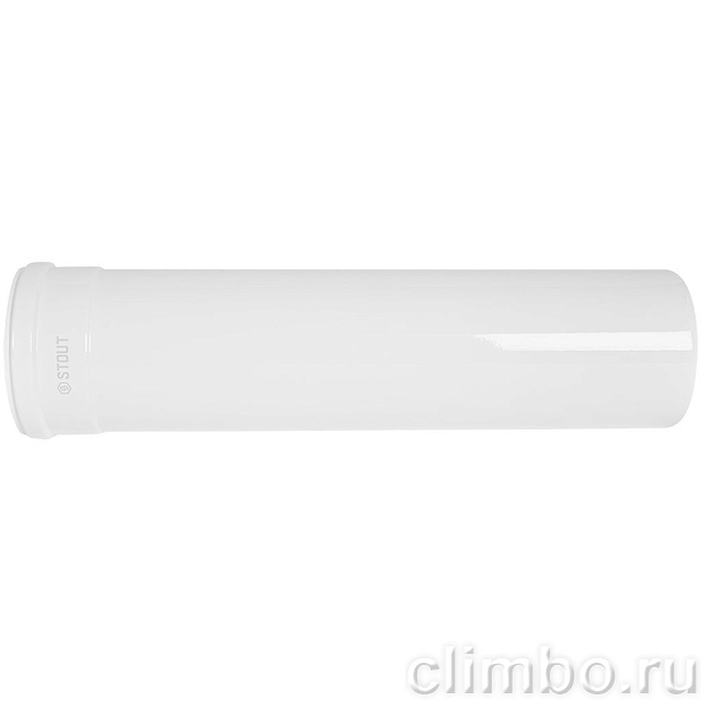 STOUT SCR-8012-000500 STOUT Удлинитель дымохода конденсац. коакс. D80(п-м)/125(п-м), L500 — фото, детали конструкции