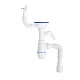 Мойка с сифоном нерж. сталь, полир., 585*485, Strit S, IDDIS — фото товара