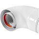 STOUT SCR-6010-251250 STOUT Комплект дымохода Антилед УНИВЕРСАЛЬНЫЙ традиц. коакс. D60/100, L1250 (хомут, фланец, втулка, адаптер, рабочая длина 1000 мм) кроме Immergas, Navien D75/100 стар. — фото, детали конструкции