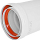 STOUT SCR-0080-821000 STOUT Удлинитель дымохода утепленный традиц. D80(п-м), L1000 (газоход до 185 градусов) — фото, детали конструкции