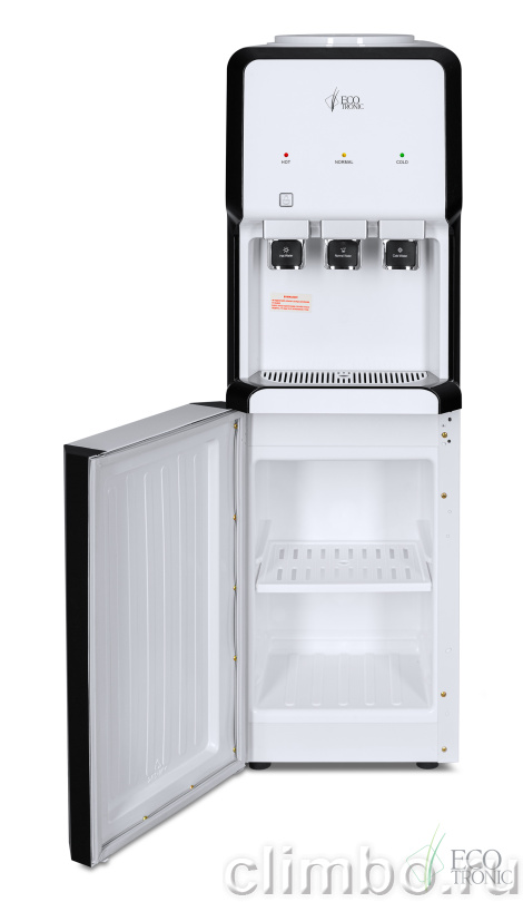 Кулер Ecotronic V33-LCE white-black со шкафчиком — фото товара
