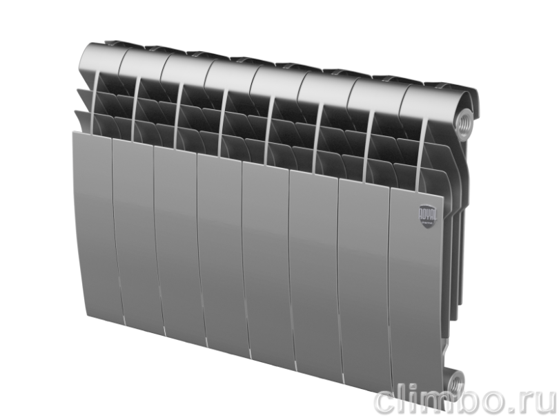 Радиатор Royal Thermo BiLiner 350 /Silver Satin - 8 секц. — фото товара