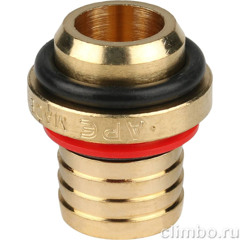 STOUT Тройник-переходник с внутренней резьбой 1/2"х20 для металлопластиковых труб винтовой — фото товара