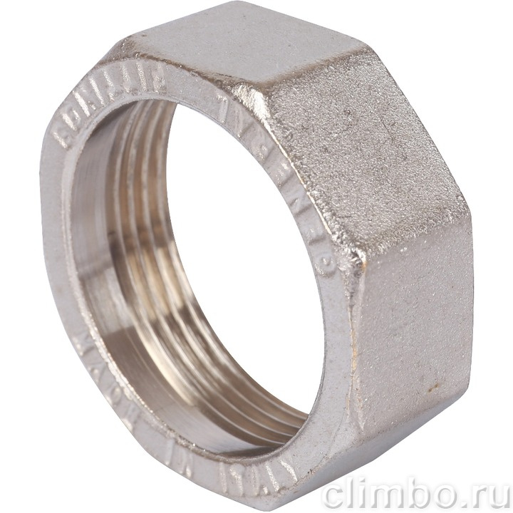 STOUT Угловая американка ВН, уплотнение o-ring кольцо, никель. 1"1/4 — фото товара