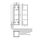 Пенал подвесной, 30 см, белый, Билд (Bild) 2.0, IDDIS, BIL30W1i97 — фото, детали конструкции