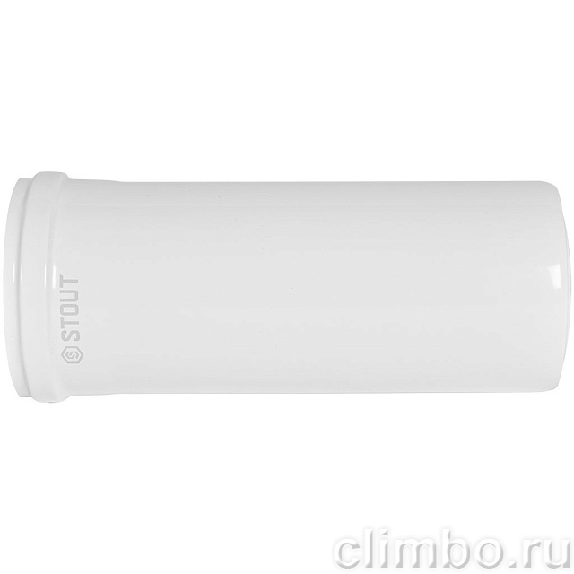 STOUT SCR-0080-820250 STOUT Удлинитель дымохода утепленный традиц. D80(п-м), L250 (газоход до 185 градусов) — фото, детали конструкции