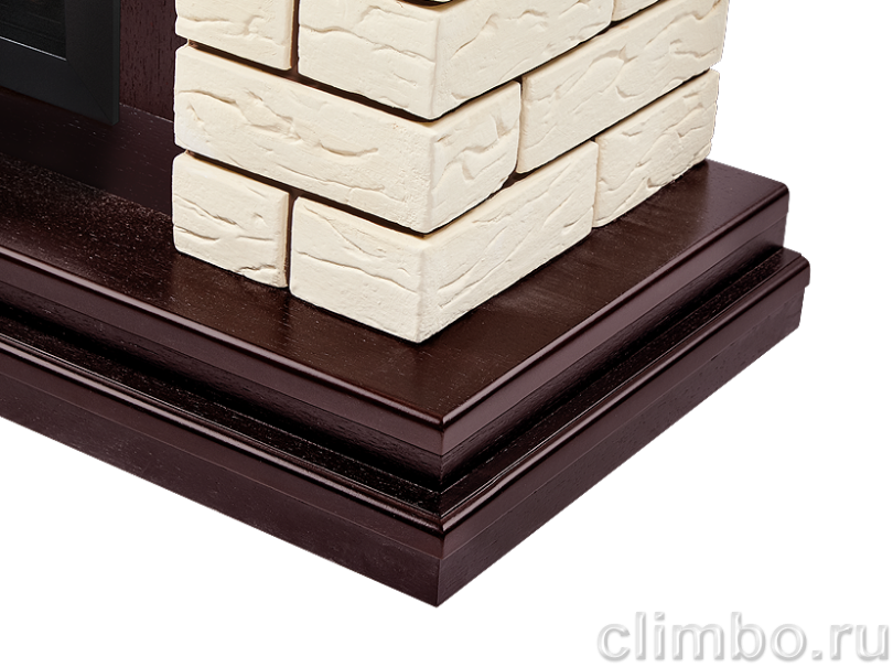 Портал Bricks 30 камень бежевый, шпон темный дуб — фото товара
