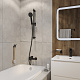 Шланг для душа, черный матовый, силиконовый, 1,5м, Оптима Хоум (Optima Home), IDDIS, OPH15BLi19 — фото, детали конструкции