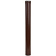 STOUT SCR-8610-701000 STOUT Удлинитель дымохода конденсац. коакс. D60(п-м)/100(п-м), L1000, КОРИЧНЕВЫЙ — фото, детали конструкции