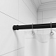 Карниз для ванной комнаты 110-200 см черный Easy Milardo — фото товара