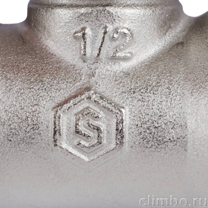 STOUT SVR Клапан ручной терморегулирующий прямой 1/2" (с дополнительным уплотнением) — фото товара