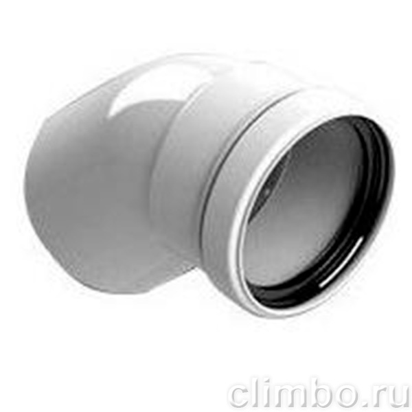 RCA-0808-0000045 Отвод конденсационный угол 45гр. D80 — фото товара