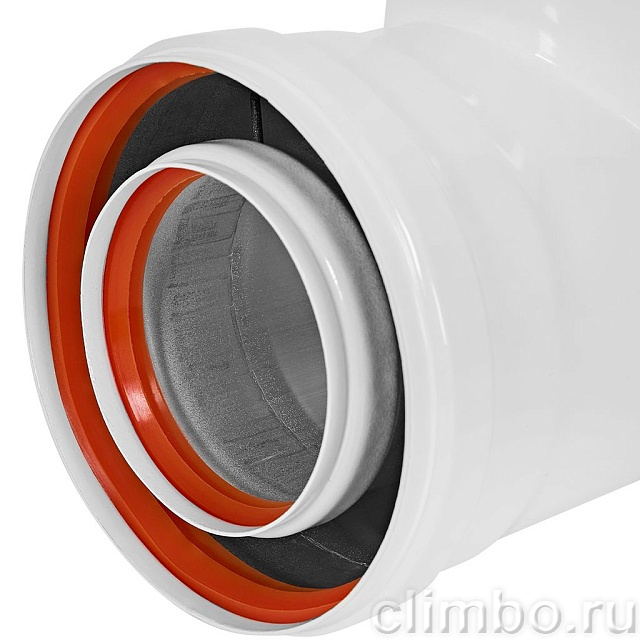 STOUT SCR-8125-000003 STOUT Ревизионный элемент Т-образный традиц. коакс. D80(п-м)/125(п-м) с заглушкой — фото, детали конструкции