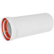 STOUT SCR-0080-820250 STOUT Удлинитель дымохода утепленный традиц. D80(п-м), L250 (газоход до 185 градусов) — фото, детали конструкции