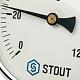 STOUT Термометр биметаллический с погружной гильзой. Корпус Dn 100 мм, гильза 50 мм 1/2", 0...120 С (SIM-0001-105015) — фото товара