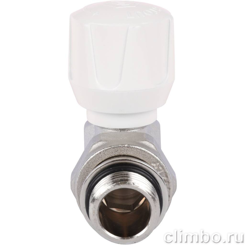 STOUT SVR Клапан ручной терморегулирующий прямой 1/2" (с дополнительным уплотнением) — фото товара