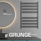 Полотенцесушитель STOUT электрический GRUNGE quadro 80*50 Графит — фото, детали конструкции